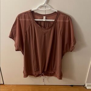 lululemon athletica Dusty Rose Short Sleeve Top